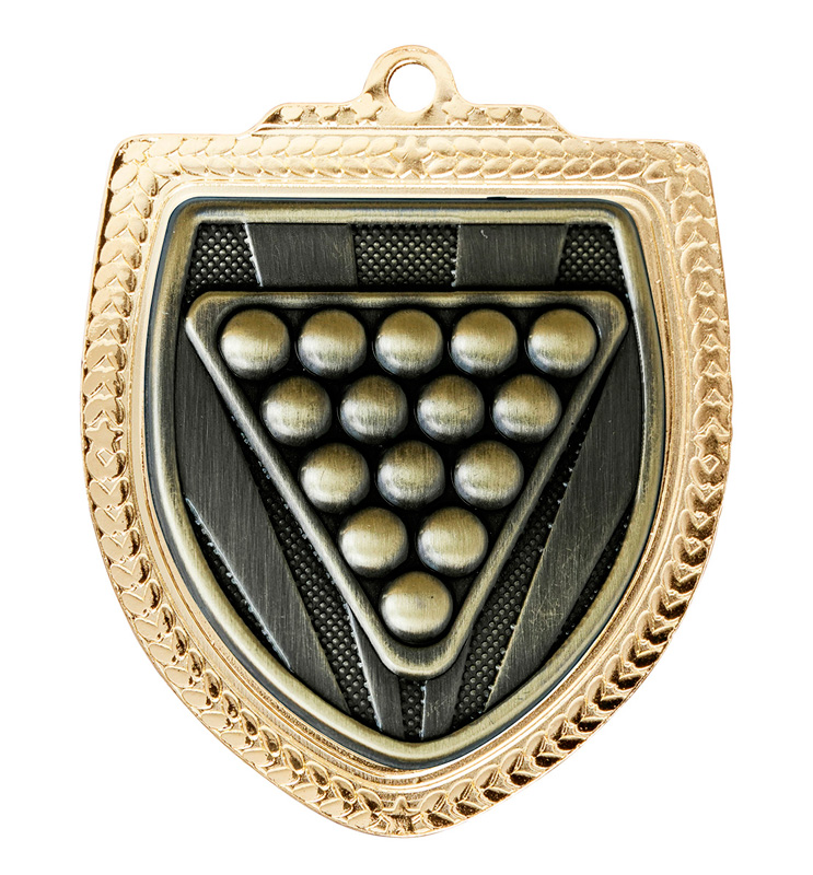 Shield Medal – Billiards/Pool 80mm
